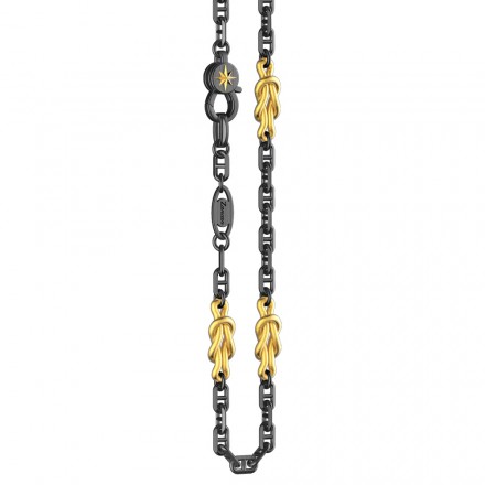 Collana in argento con nodi marini
